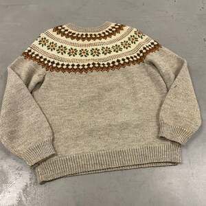 vintage 70s Lulle Otterstad Norwegian 100% wool pullover sweater